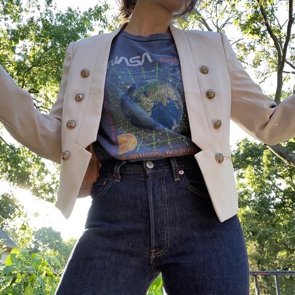 SOLD—Pale Pink Blazer - Picture 5 of 5